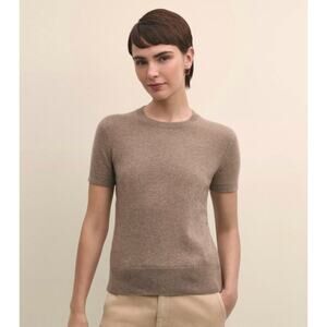 Brooks Brothers 100% cashmere short sleeve - size small
